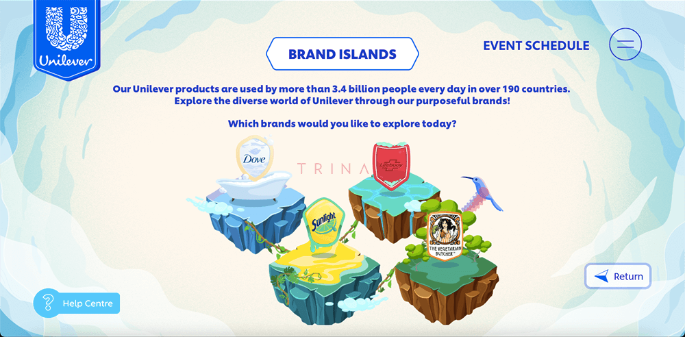 trinax-interactive-microsite-game-marketing-unicon-2022-brand-island-screen